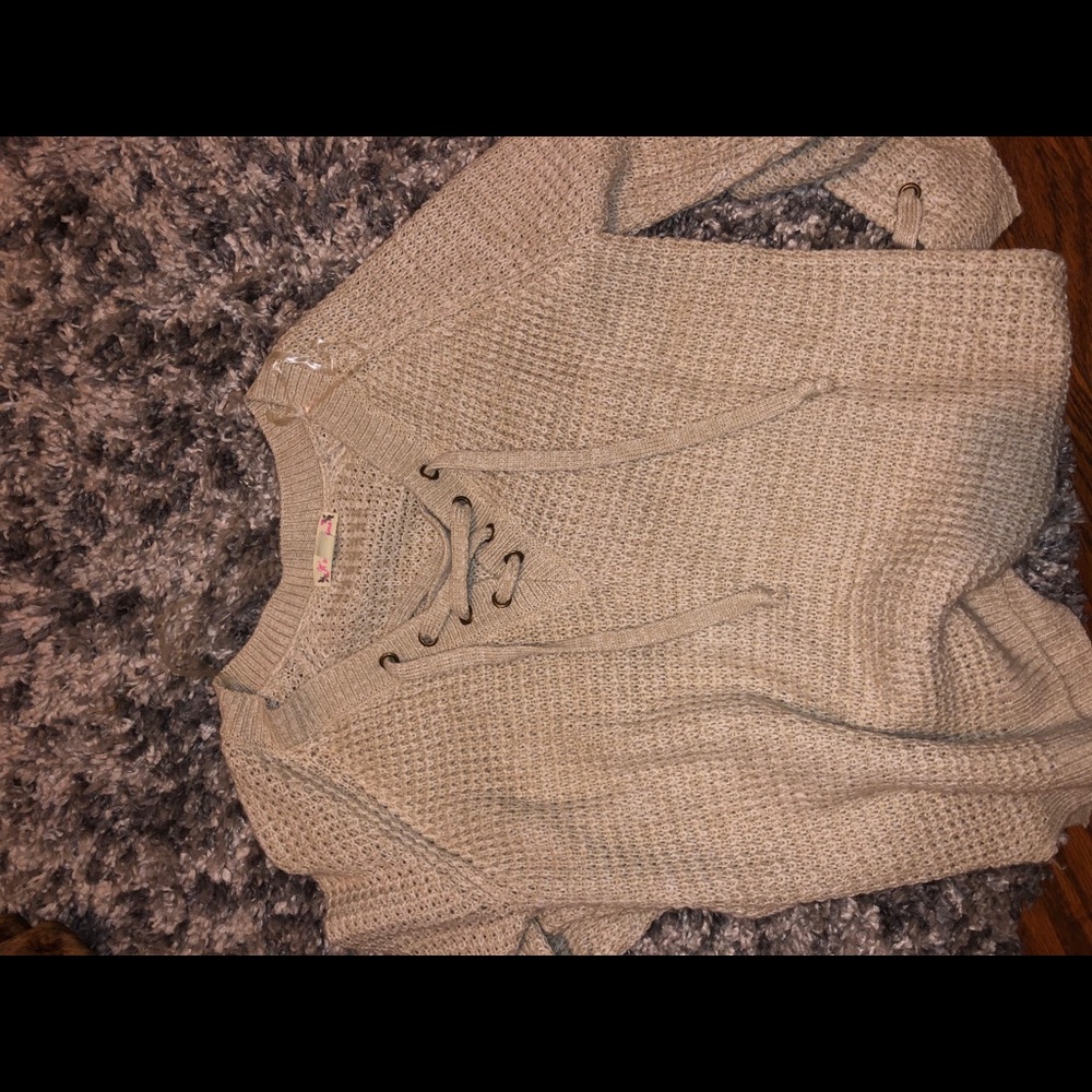 Tan sweater
